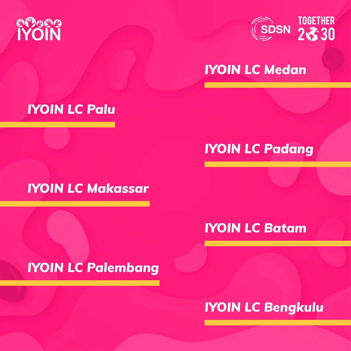 Halo Pemuda Indonesia! Hari ini IYOIN membuka kesempatan bagi kamu untuk menjadi bagian dari tim kami 🙌🙋

MEDIA INFORMASI IYOIN:
Website : iyoin.org
FB : facebook.com/iyoinorg
IG: instagram.com/iyoinorg
Line: ID Line @ksy6330u
E-mail : iyoinorg2@gmail.com