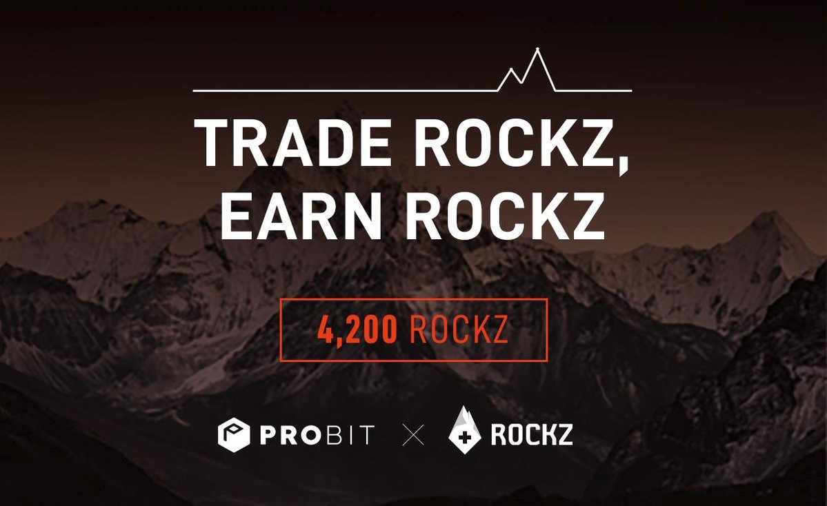biconnections's tweet photo. Trade #ROCKZ earn ROCKZ have started on ProBit Exchange!
Trading volume last 24h hit 150K worth of RKZ almost 40 BTC !

Check it out: https://t.co/zfsGwFeemE …

#startups #payment #fintech #blockchain #cryptocurrency #stablecoins #community #Rockz #RKZ #Alprockz #bitcoin https://t.co/0bqf3BhhoW