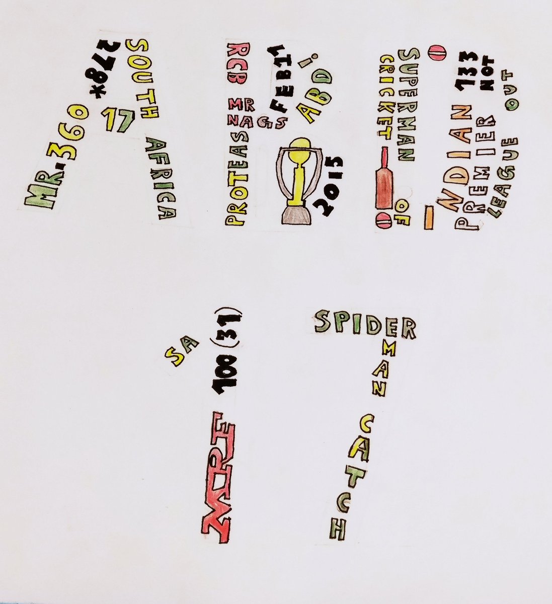 patch1791's tweet photo. A small tribute from a young fan of yours.
Happy birthday @ABdeVilliers17 !
#HBDABD 🏏 https://t.co/y5paIX7bOp