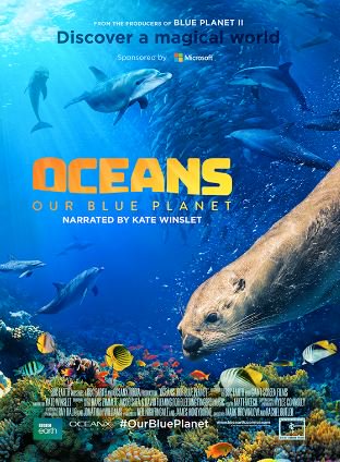 Missa inte nya filmen Oceans - Our blue planet som hade premiär i helgen på @nrm_cosmonova. BBC-filmerna är omgjorda till storformat & visar oss livet under ytan genom fantastiska bilder. #Oceans @WWFSverige