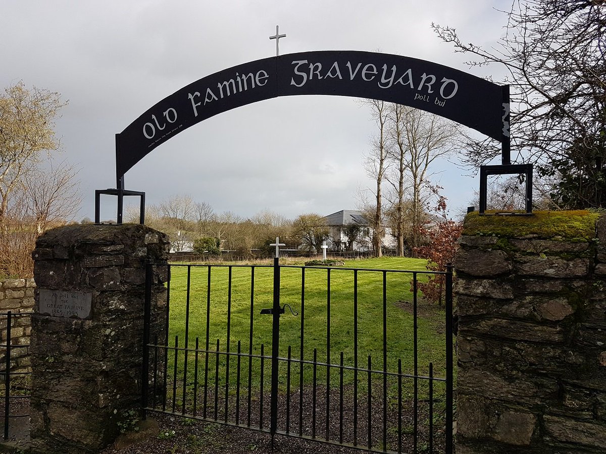 Famine Graveyard, Kinsale, Cork. Deaths in the Kinsale Workhouse contributed to around one-fifth of the total population decrease in Kinsale union and a large number of deaths were recorded when disease was prevalent.
theirishpotatofamine.com