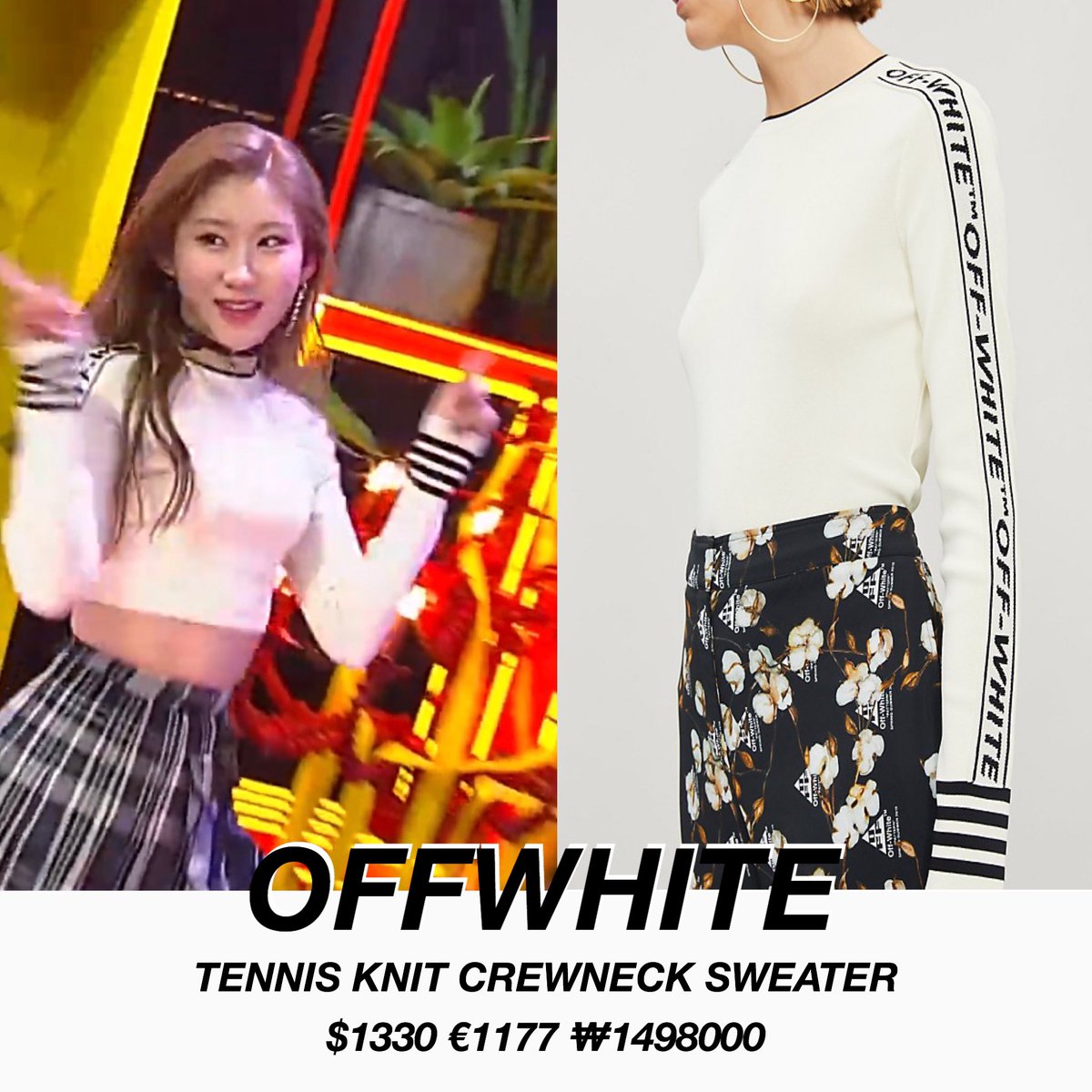 itzyclothes's tweet photo. 190217 • Inkigayo Dalla Dalla
— OFFWHITE 🔥
#ITZY #있지 #CHAERYEONG #채령 https://t.co/Hdp7444Xak