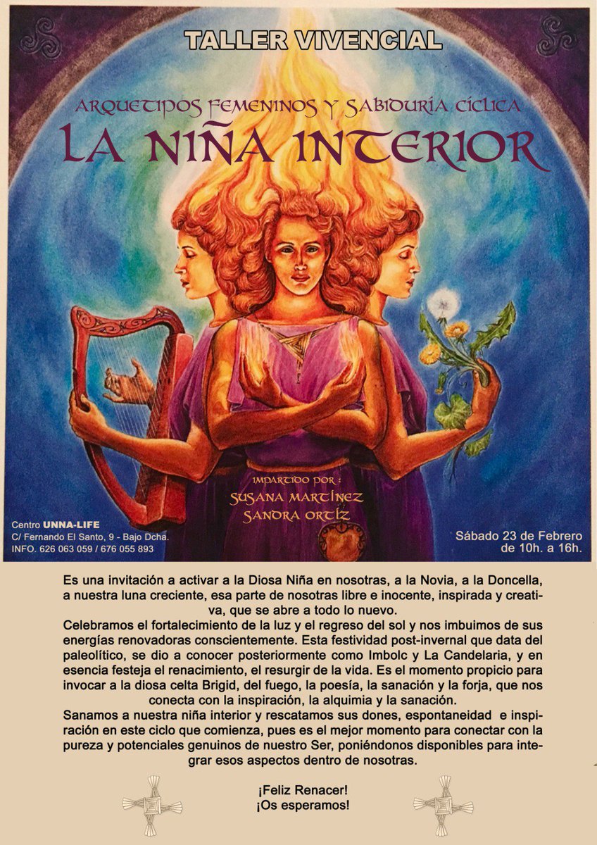 Taller Vivencial "La niña interior" Sábado 23 de Febrero a las 10 horas

unna-life.com