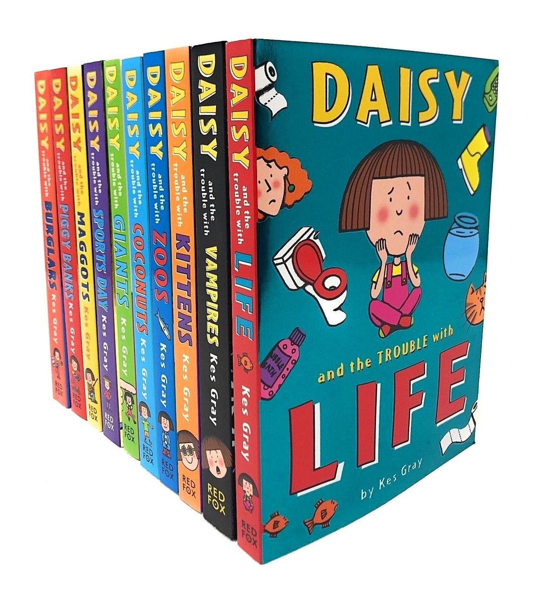 @MissC_11 #kesgray @ICanDrawDinos @NickSharratt1 ‘s Daisy and the trouble with...series. All great for for a funny read!! #readingrocks #readingforpleasure