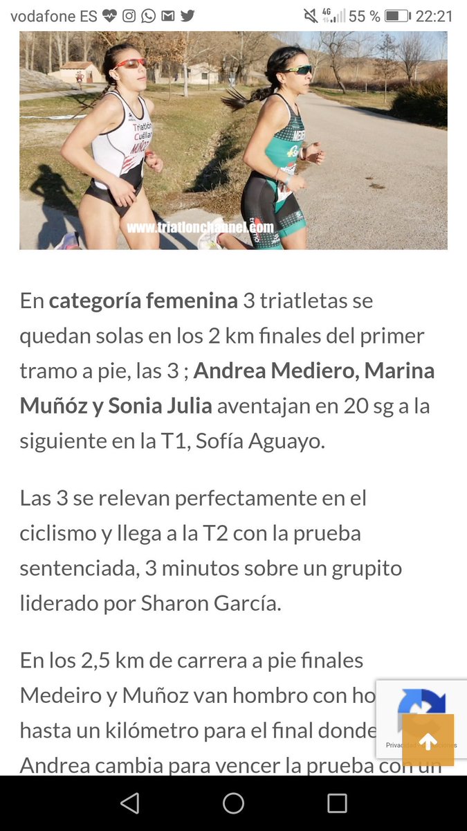 SestaoTriTaldea's tweet photo. Y en Berlanga se nos acaban los calificativos Para Andrea Mediero que gano el clasificatorio elite y estará representando al STT en el campeonato de España, con la elite nacional. Zorionak!!!! https://t.co/neLAg1BDSk