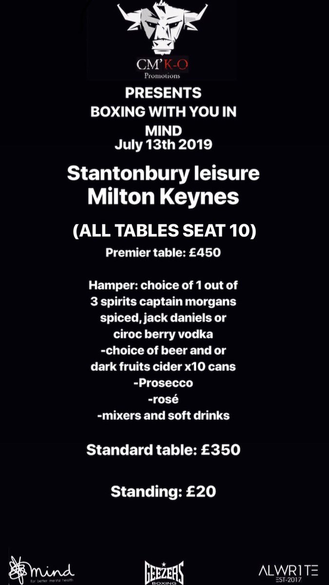 Here’s our ticket prices