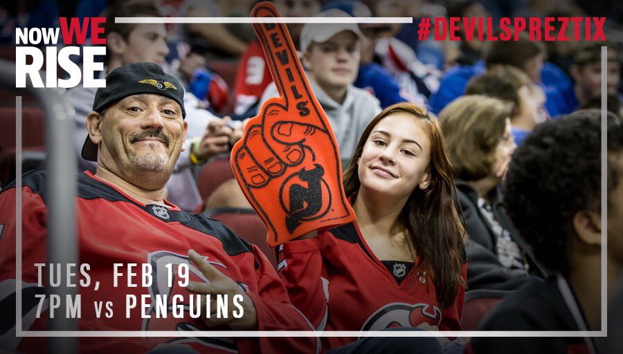 hughweber1's tweet image. Here’s your chance to win my #DevilsPrezTix for Tuesday at our 90s Night at the Rock! RT + follow me and @NJDevils for a chance to win.