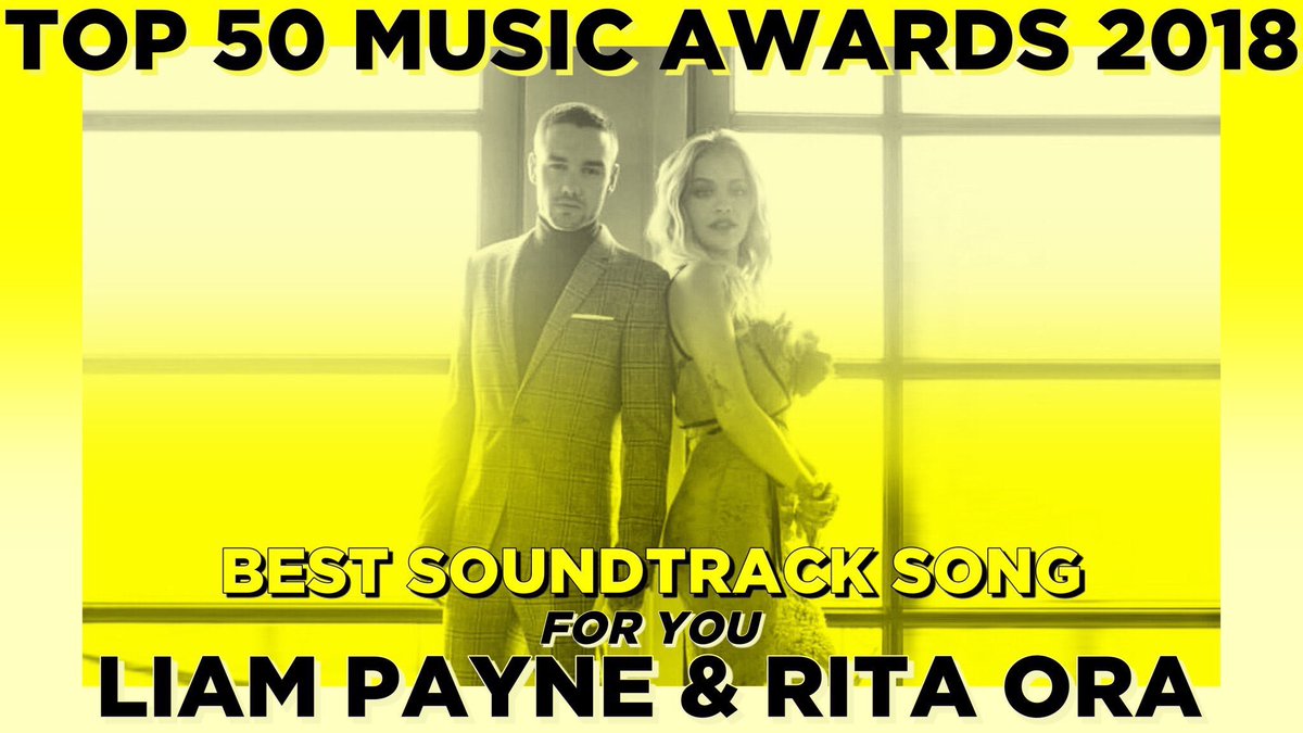LJPayneItalia's tweet image. #New || @LiamPayne è l'artista maschile più premiato ai #T50MA2018 con ben 4 Awards su 6!🏆

#BestMaleAct
#BestPopAct
#BestSoundtrackSong &amp;amp;
#BestCollabSong - For You con @RitaOra!💛