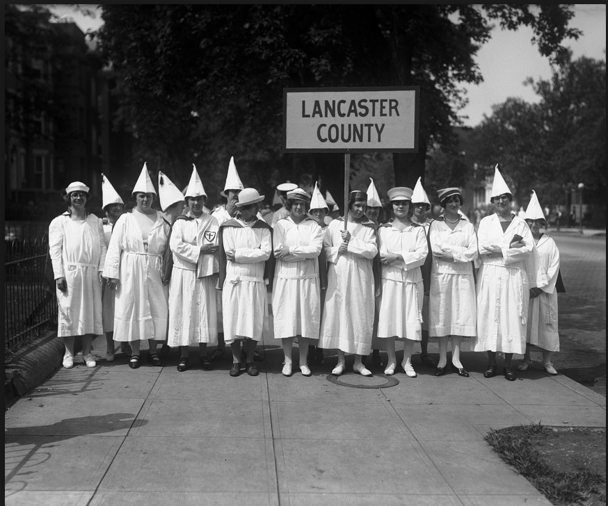 Hey trolls, If you're going to Photoshop old pictures of the Klan, remember that no one in the 1920s would've called it the 'Democrat Party' like a Limbaugh listener would today. That's just a stupid rookie mistake.