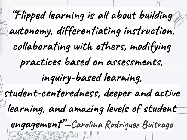 kenteris's tweet photo. The fifth and final online EVO session today. Learning about and practising Flipped Learning was an amazing experience! Met and connected with many wonderful educators around the world who I will continue to follow, share and reflect with. #flippedlearning #inclassflip #FLevo2019 https://t.co/J7ofKgbaAS