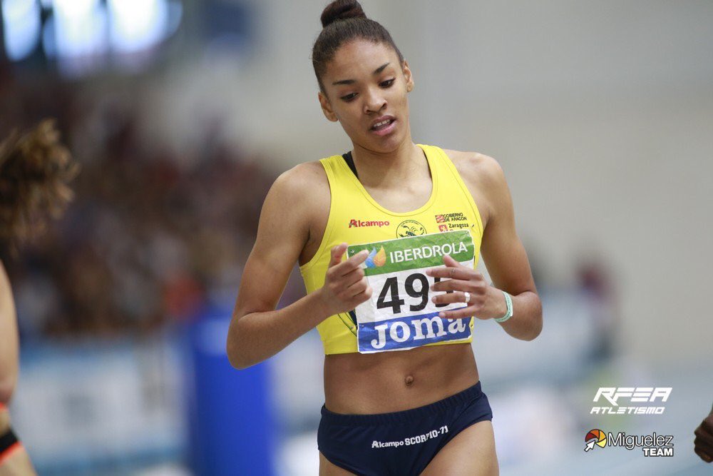 iberdrola's tweet photo. ¡¡IMPRESIONANTE la atleta Salma Paralluelo!!💥

¡Campeona del Mundo con la @SeFutbolFem y ahora, RÉCORD de España sub20 y mejor marca sub18 en 400m!

Orgullos@s de apoyar a nuestras cracks en el deporte✨ y poder impulsar sus éxitos. ¡VAMOOSS!

#TocaGanarATodas https://t.co/dSETT1Pdso