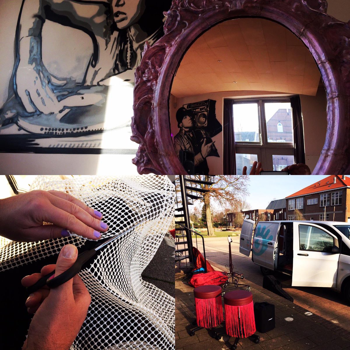 Dankzij crowdfunding door een moeder van twee dochters met een grote zorgvraag vandaag onze voorstelling Spiegel gespeeld in Boxmeer. Mooie middag.