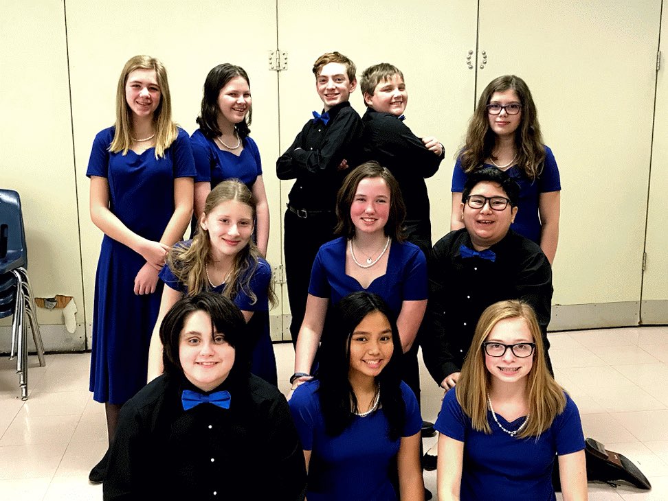 GwmsChorus's tweet image. #District Choir #behaving