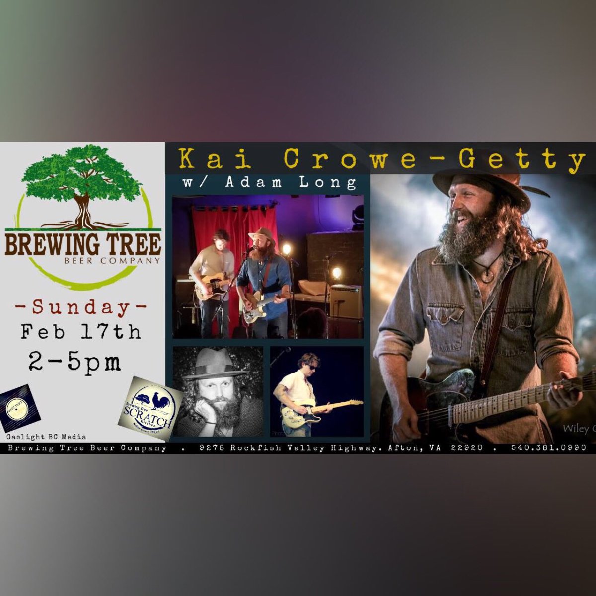 Kai Crowe-Getty (from @LordNelsonBand ) w/ Adam Long playing at Brewing Tree from 2-5pm this afternoon! 🎼 🍻
-
📸: @gaslight_bc_media
-
#music #livemusic #beer #guitar #brewery #sunday