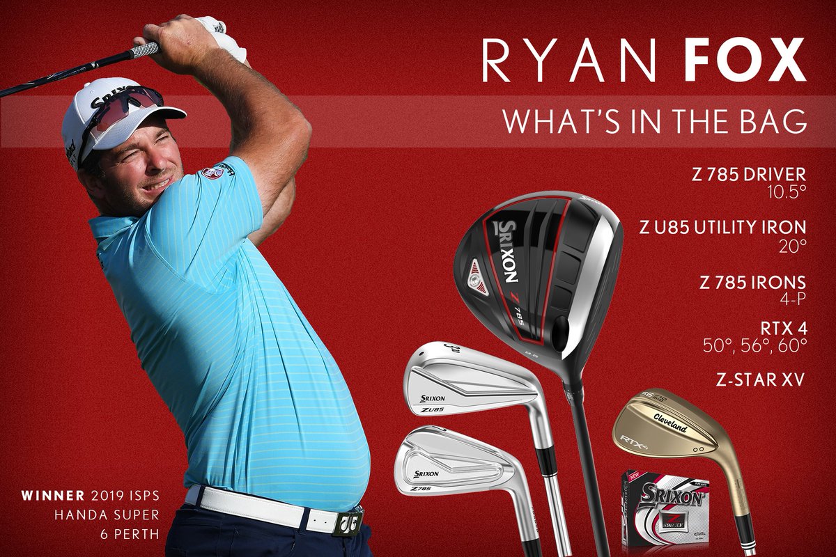 SrixonGolf's tweet image. One of the longest hitters on the @EuropeanTour, @ryanfoxgolfer captures his first win at the #WS6Perth. Check out his WITB 👇 #TeamSrixon #BuiltForDistance