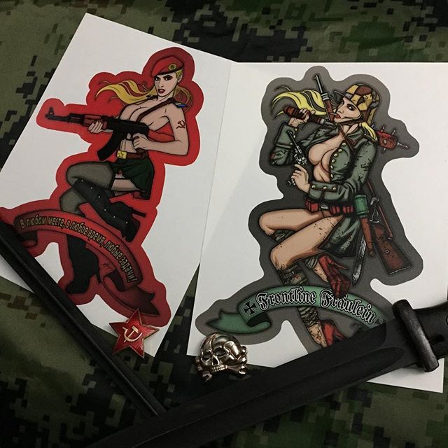 StudioNoire's tweet photo. Always amazed at where my stuff ends up- And humbled that people all over the world take notice. Last week it was Brazil and Italy, this week, these two little “villainous” pinups are off to Connecticut- #pinup #pinupgirl #pinupgirlart #lowbrowart #sovie… https://t.co/VhBnOyNegi https://t.co/E4wWhTiL24
