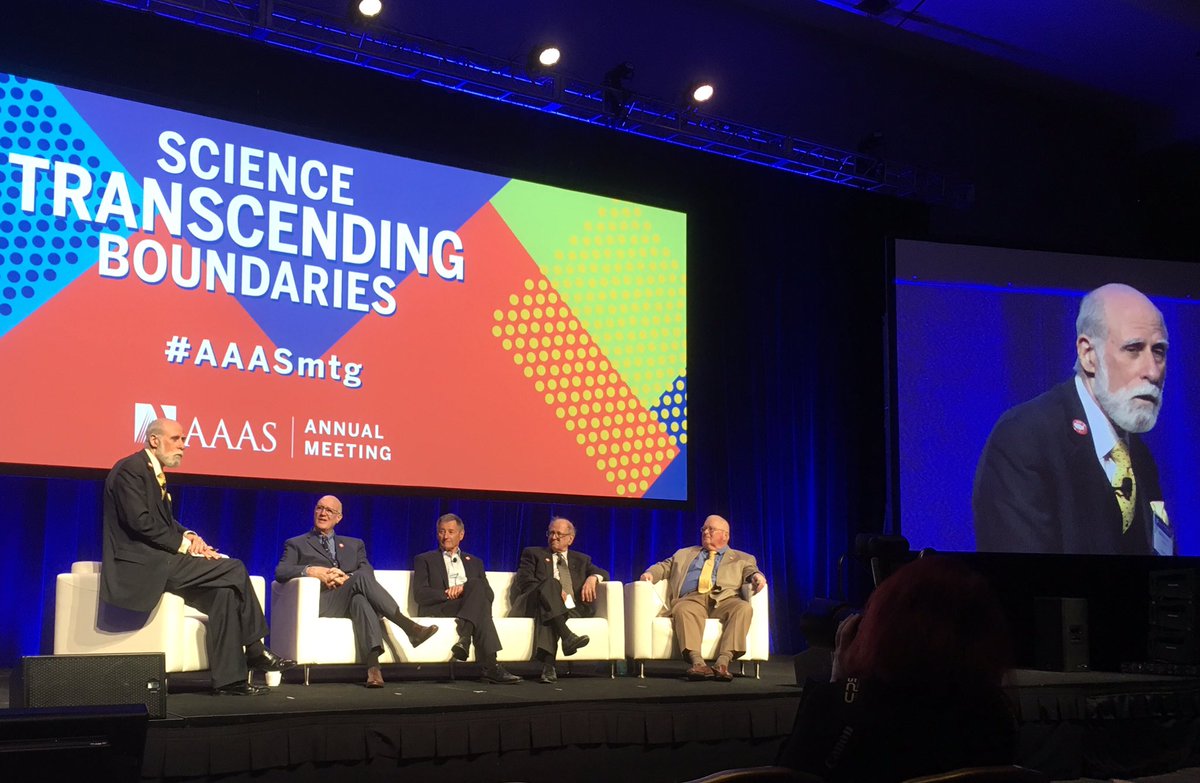EvanFalstrup's tweet photo. ARPANET’s “Four Horsemen from MIT”, as Vint Cerf puts it #ARPANET #AAASmtg https://t.co/vuN7LqXcvP
