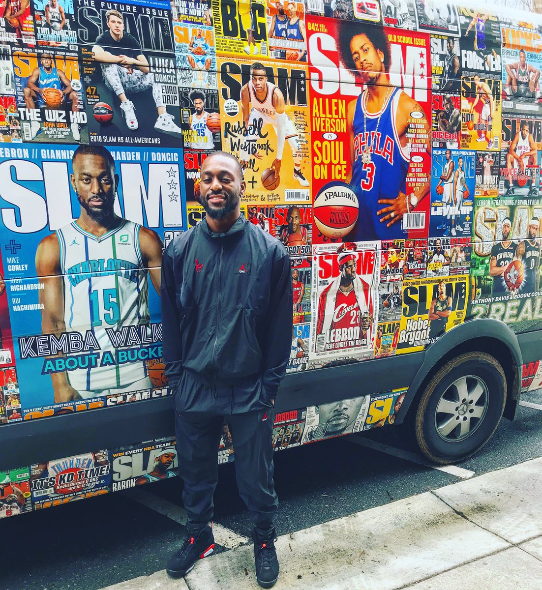hornets's tweet photo. GOT YA📍 #SlamSprinter 

#NBAAllStar
#KembaWalker https://t.co/Id7MJonu9q