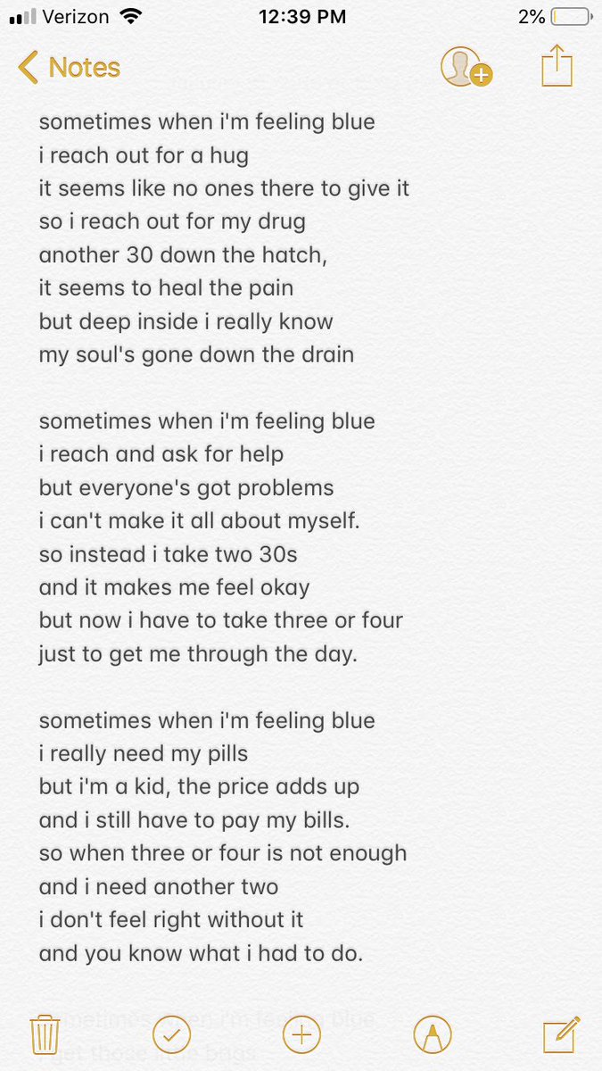 MattsMovement's tweet photo. Addiction is a POWERFUL disease that's usually connected to other underlying mental health issues..written by a close friend of Matt's, we think this poem powerfully captures the inner struggle of Addicts to help others understand the demons they fight. #MattsMovement #FuckHeroin https://t.co/qRAZ3rJOlP