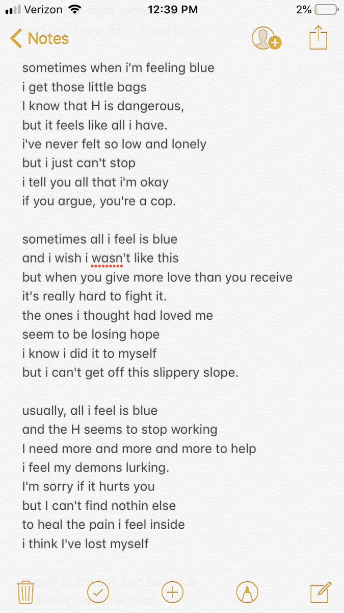 MattsMovement's tweet photo. Addiction is a POWERFUL disease that's usually connected to other underlying mental health issues..written by a close friend of Matt's, we think this poem powerfully captures the inner struggle of Addicts to help others understand the demons they fight. #MattsMovement #FuckHeroin https://t.co/qRAZ3rJOlP