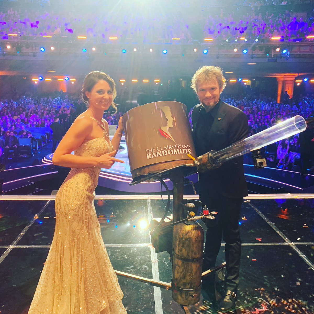 The Clairvoyants (@thommyandamelie) on Twitter photo ❤️ 💥Tomorrow we’ll be on <a href="/AGT/">America’s Got Talent</a> The Champions in the season finale!🤩👏 We can’t wait to see our RANDOMIZER on TV! 🎪🤹♂️
🎪 🎩 Tune in <a href="/nbc/">NBC Entertainment</a> Monday 8/7c! 📺 👍
Or check out our tour dates and see us live 🇦🇹 🇺🇸 🇩🇪 🇱🇰: theclairvoyants.com/dates ❤️ 💥Tomorrow we’ll be on <a href="/AGT/">America’s Got Talent</a> The Champions in the season finale!🤩👏 We can’t wait to see our RANDOMIZER on TV! 🎪🤹♂️
🎪 🎩 Tune in <a href="/nbc/">NBC Entertainment</a> Monday 8/7c! 📺 👍
Or check out our tour dates and see us live 🇦🇹 🇺🇸 🇩🇪 🇱🇰: theclairvoyants.com/dates