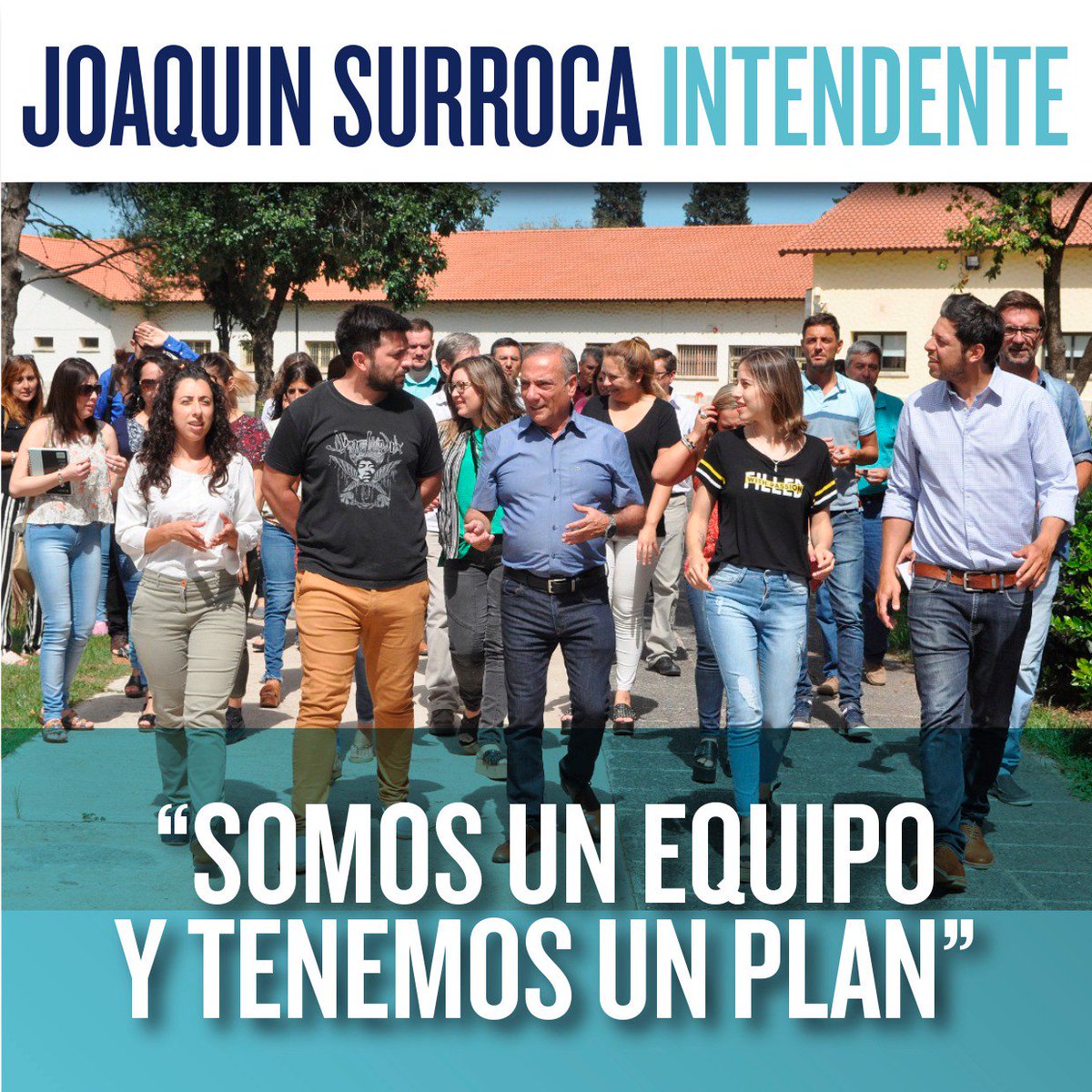JIntendente's tweet photo. #JoaquinSurrocaIntendente2019 #AlbertoGobernador2019 #Somosunequipo #Tenemosunplan https://t.co/d3VcuabPIX