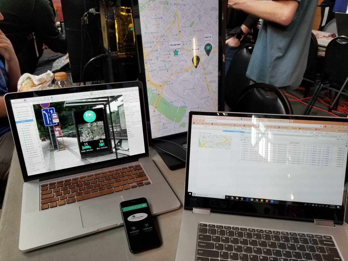 thebonstergirl's tweet photo. first #Hackathon project complete!! #HackDFW2019 #webdevelopment #firebase #googlemapsisacurse https://t.co/FMUMXct6aF