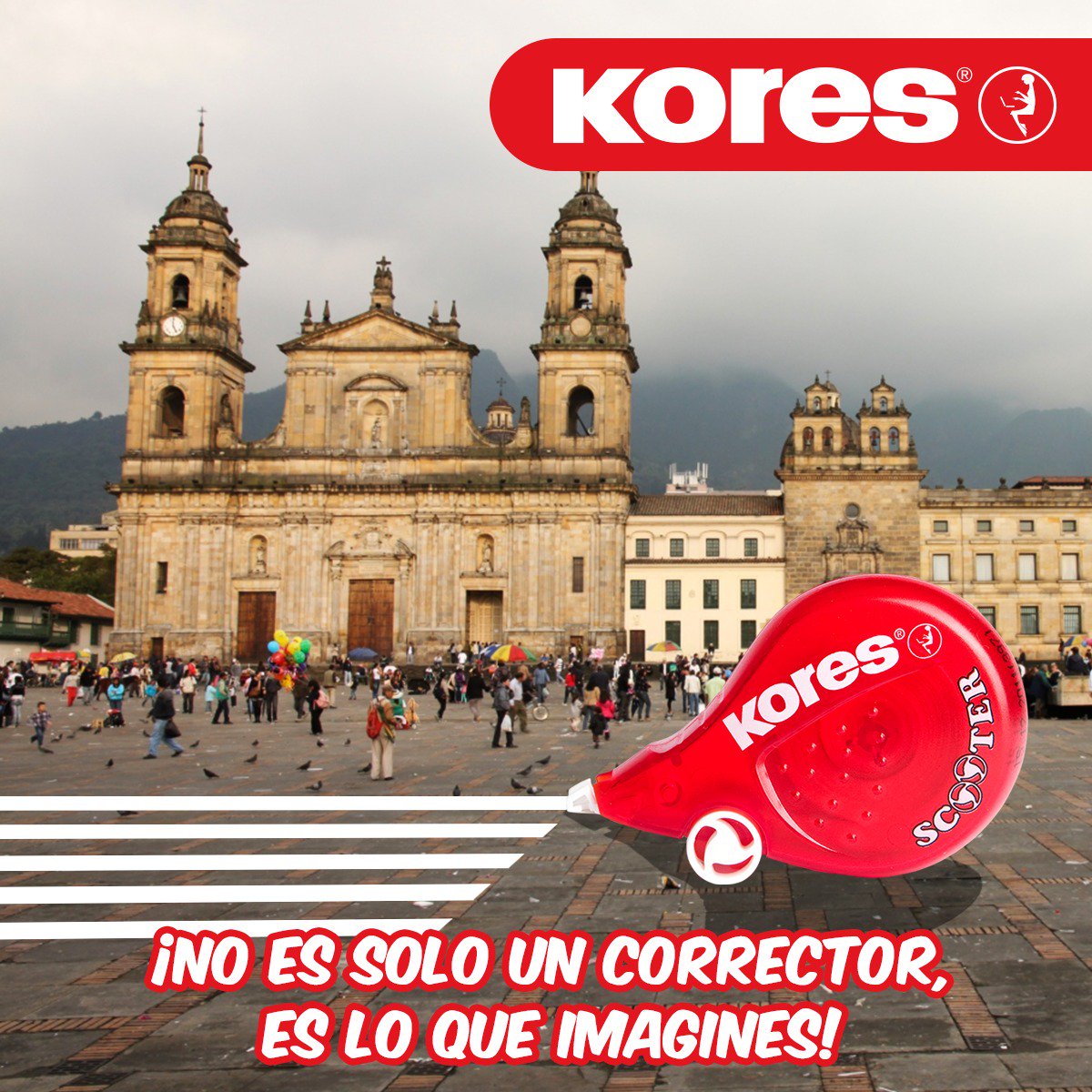 KoresColombia's tweet photo. #Kores te presenta el más #divertido corrector, es el #corrector #scooter que es una #cinta correctiva con secado #instantáneo y #vida útil de 2 #años. Encuéntranos en Papelerías, Misceláneas y Tiendas Escolares. https://t.co/lv95yrQLdo
