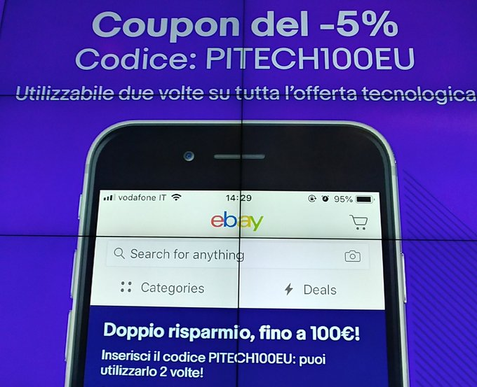 andreacreativo's tweet photo. Per la Tech Week su @eBay_Italia ci sono prodotti selezionati a prezzi imperdibili, come l'iPhone XR 64GB, a cui aggiungere un ulteriore #sconto usando il codice PITECH100EU https://t.co/Y3H5lbfP7Z
#eBayLovingTech #ad #coupon #offerte #Apple #iPhoneXR #iPhoneXS #iPhone #ecommerce https://t.co/1NniDxZsKO