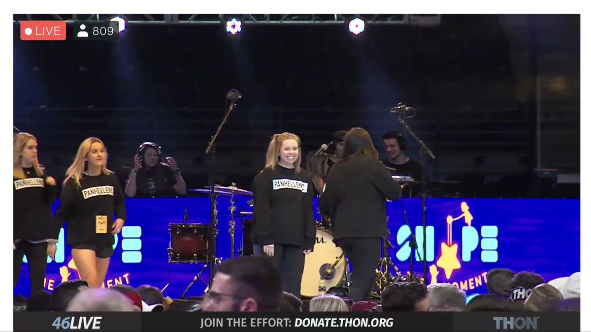 WrestlingPhilly's tweet photo. So incredibly proud of my daughter who is the Executive VP of Penn Stateโs Panhellenic Council but is also on THONโs Dancer Relations Committee. Theyโve been dancing for the last 44hrs straight!! #FTK #ShapeTheMoment https://t.co/35XhWXi7hr
