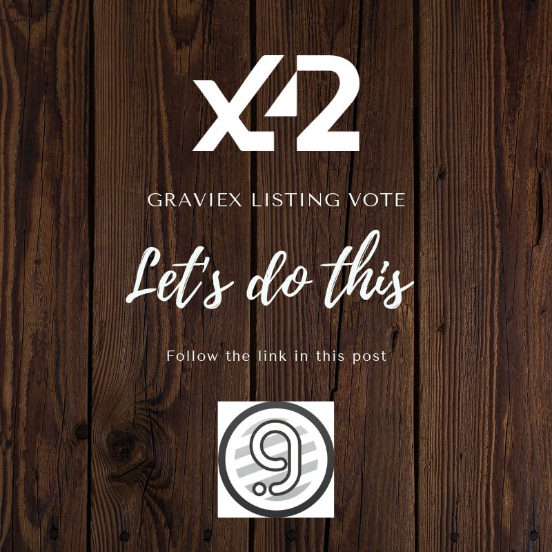 x42 Protocol on Twitter: "Vote for #x42 to be listed on @graviex_net By ...