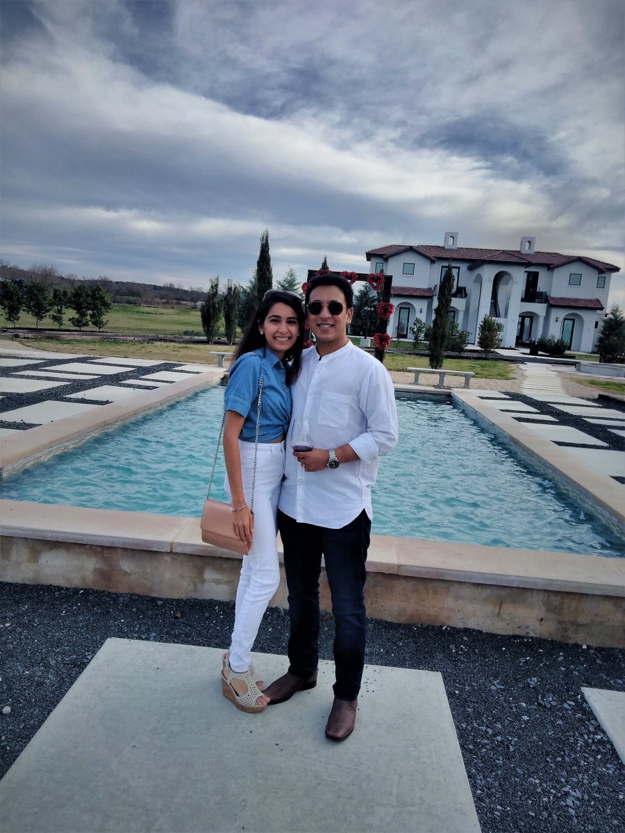 OpenRangeTours's tweet image. This beautiful couple came from Houston to celebrate valentines and their engagement, they love it here so much they plan on bringing their family back! They spent their day at 290 wine castle and Barons creek! Congratulations you two!