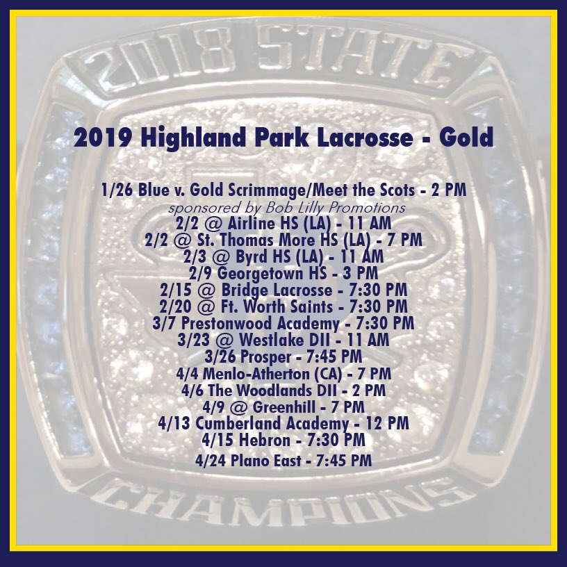 hplax's tweet photo. Introducing the 2019 Varsity Gold Captains (L -> R: Spencer Harper, Jake Jent &amp; Spencer Hopkins), team and schedule. Congrats Men! #RiseAsOne https://t.co/WPOnTbBTkx