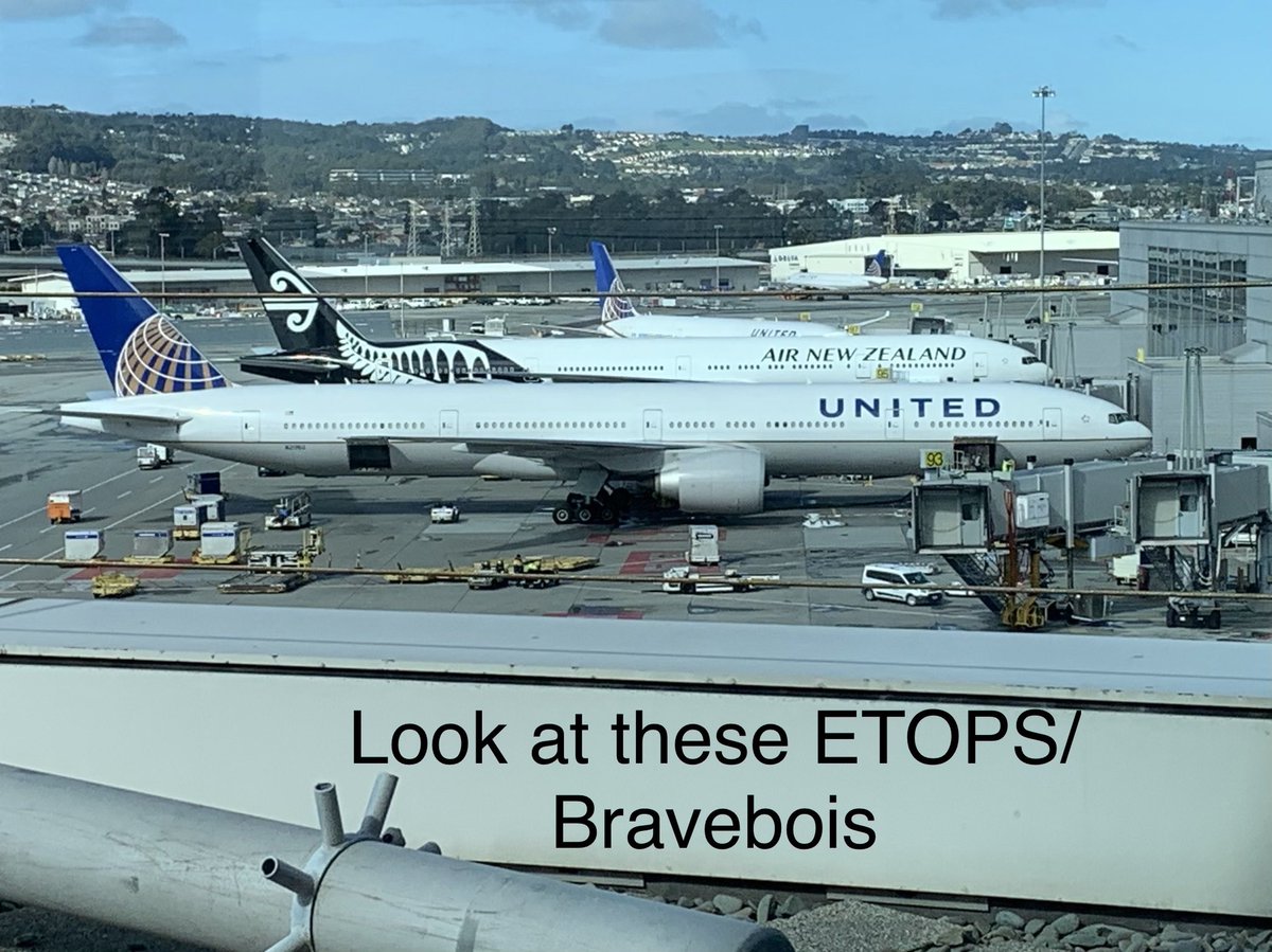 I’ve decided that long range twin engine aircraft are bravebois. #airplanetime #loungemimosa – at International Terminal