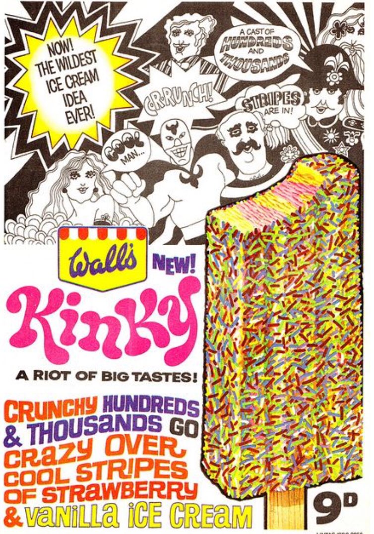 https://youtu.be/blE0-s7Fs_8
I usually post things that I remember but I must admit i don’t remember this one!
What were @Walls thinking by calling this ice cream “Kinky” 😂