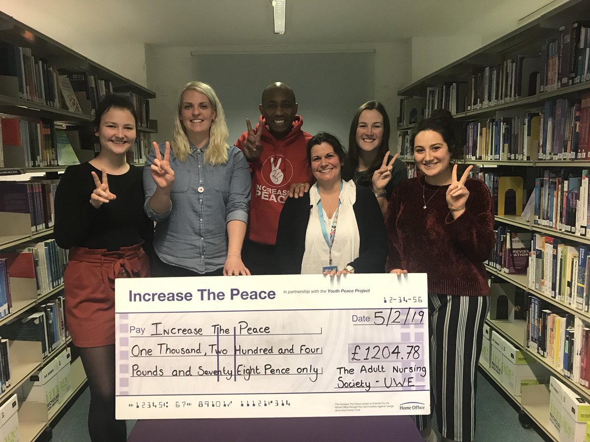 NursingUWE's tweet photo. Hi everyone, just to let you know that the money raised for increase the Peace last year, will go towards delivery of the Impact workshop. This is a workshop designed for secondary school age young people and helps teach them about the consequences and dangers of knife crime(1/3) https://t.co/gDht2RjQ4B