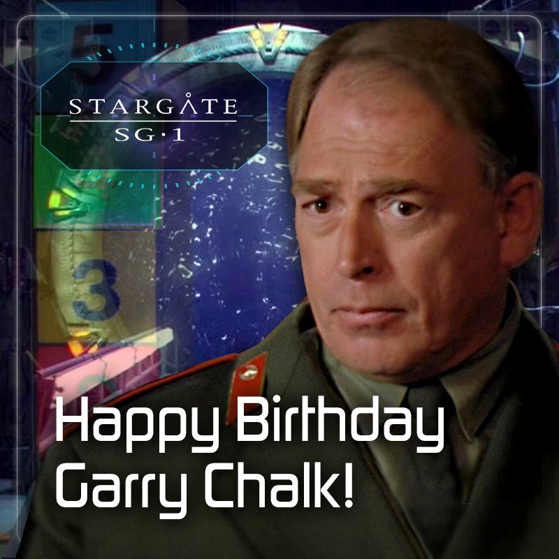 Happy Birthday Garry Chalk, who made Colonel Chekov a key liaison with the Stargate Program. 