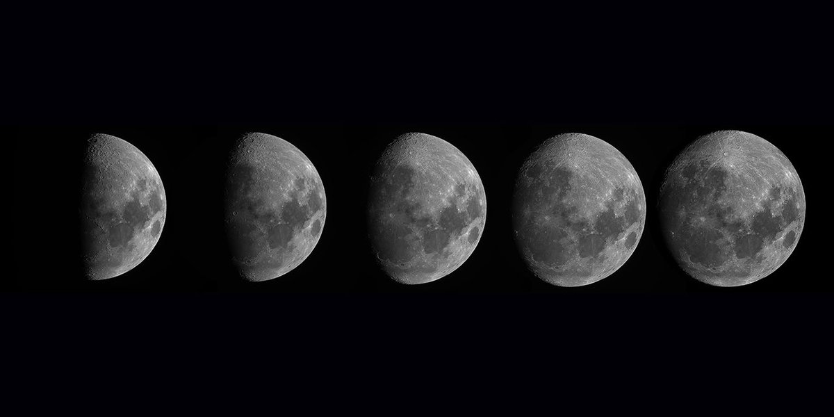 The #moon changed its Look within the last Five days.