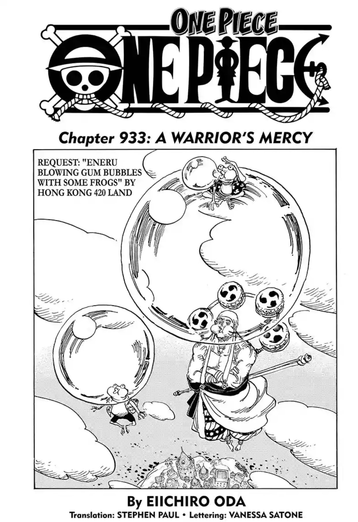 One Piece Center One Piece Chapter 933 A Warrior S Mercy Is Officially Out Read It For Free On The Manga Plus App