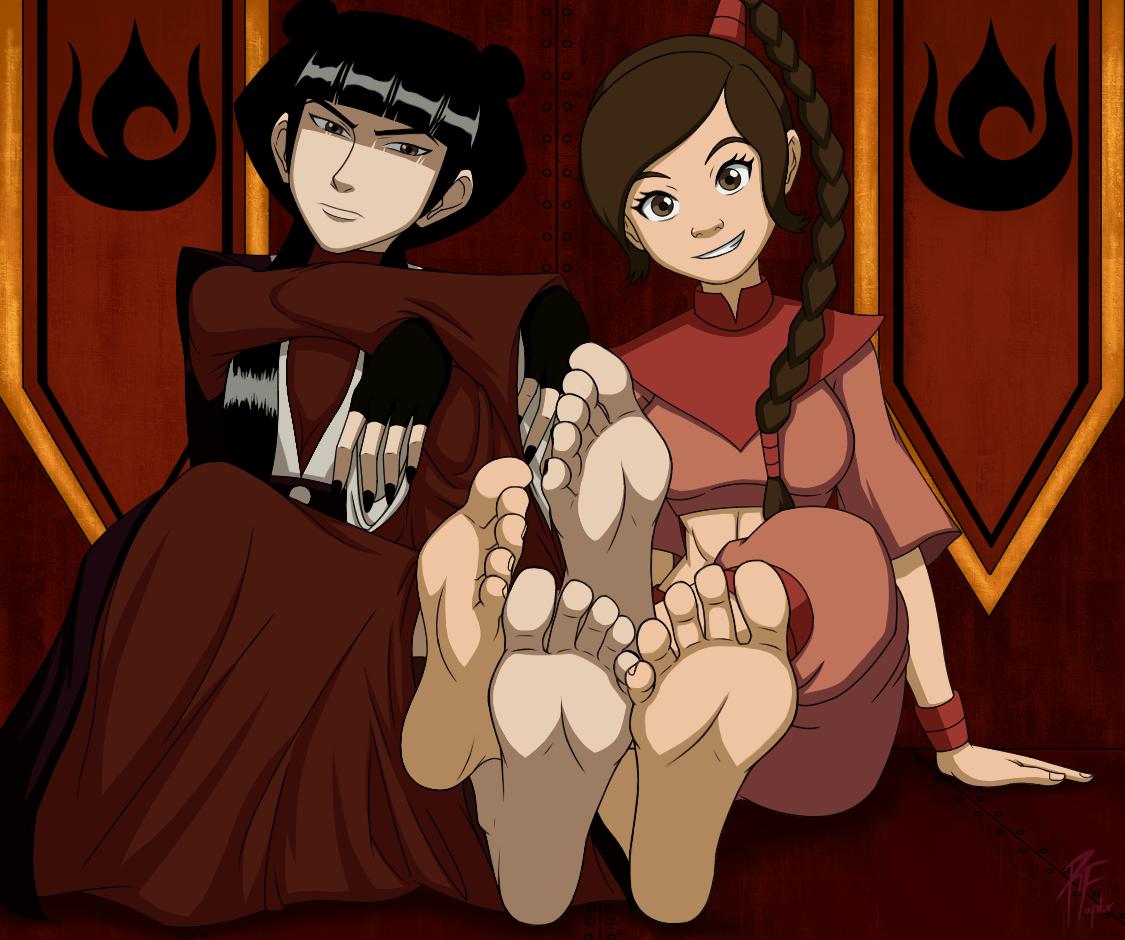 Mai & Ty Lee Feet by Retrofaptor Source. #avatarthelastairbender. #retr...