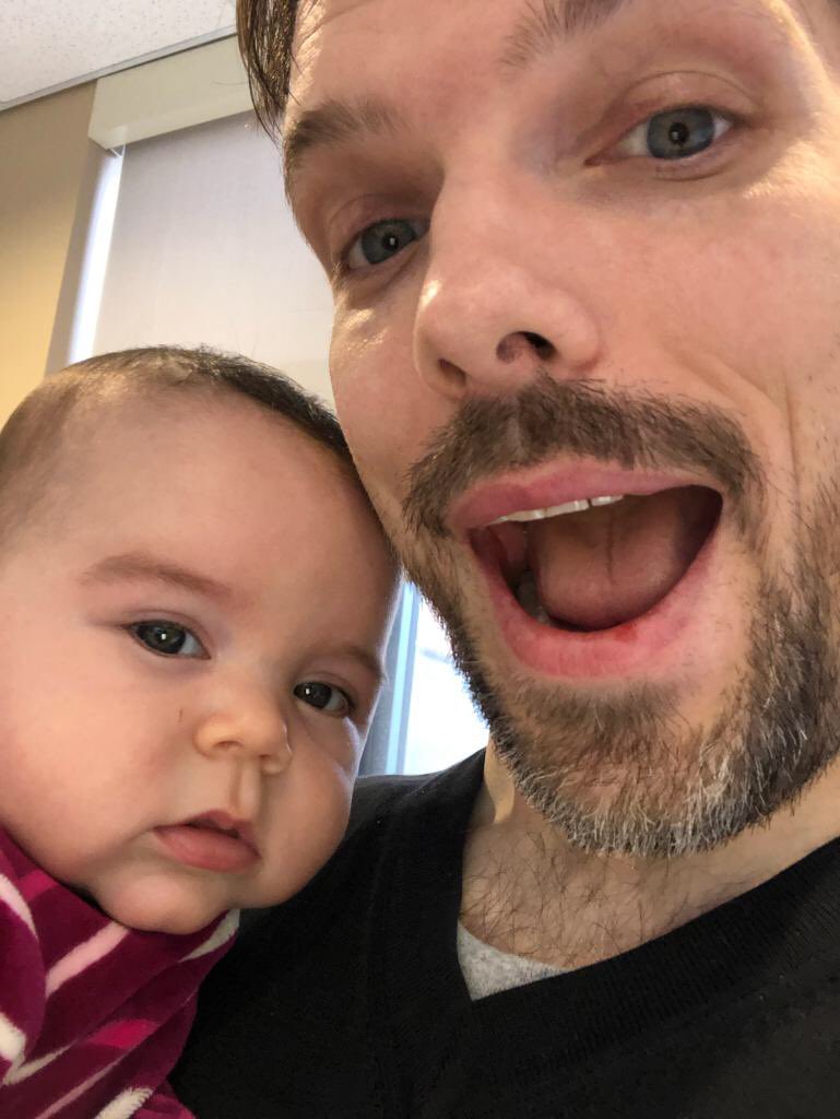 somethingbrave's tweet photo. It means *so much* when #theatres step up for parents! Can’t thank @Hub_Theatre AD Matt Bassett enough for watching my infant while we read works by brilliant emerging playwrights 🙏🏽👶🏻 #parenthood #actorlife #actorparent #actormom #motherhood #dctheatre #craftWERK @PAALtheatre https://t.co/E2pfvKEjii