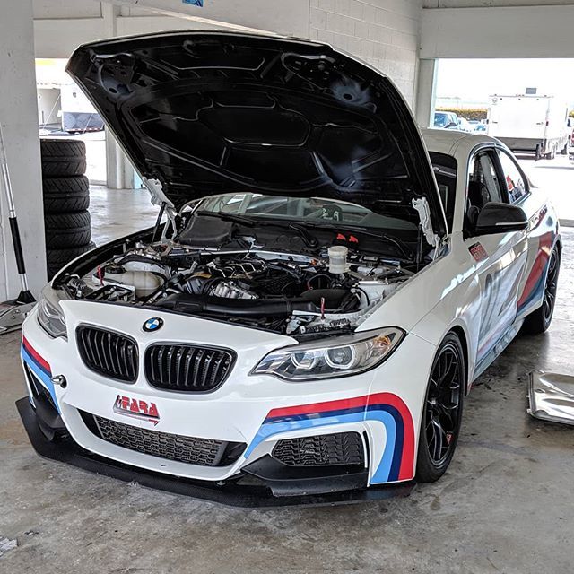 Cooling off... #bmw #m235iracing #racecar #homesteadspeedway bit.ly/2GL1jzM