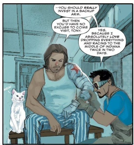 i just felt like drawing a very good panel #wintersoldier 