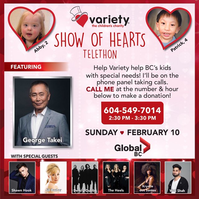 The telethon may be over but the efforts are ongoing! Thanks to your generosity, the Variety #ShowofHearts Telethon exceeded their goal, raising $5.5M!  #Vancouver #BritishColumbia ow.ly/sGkD30nJqO5 <a href="/VarietyBC/">VarietyBC</a>