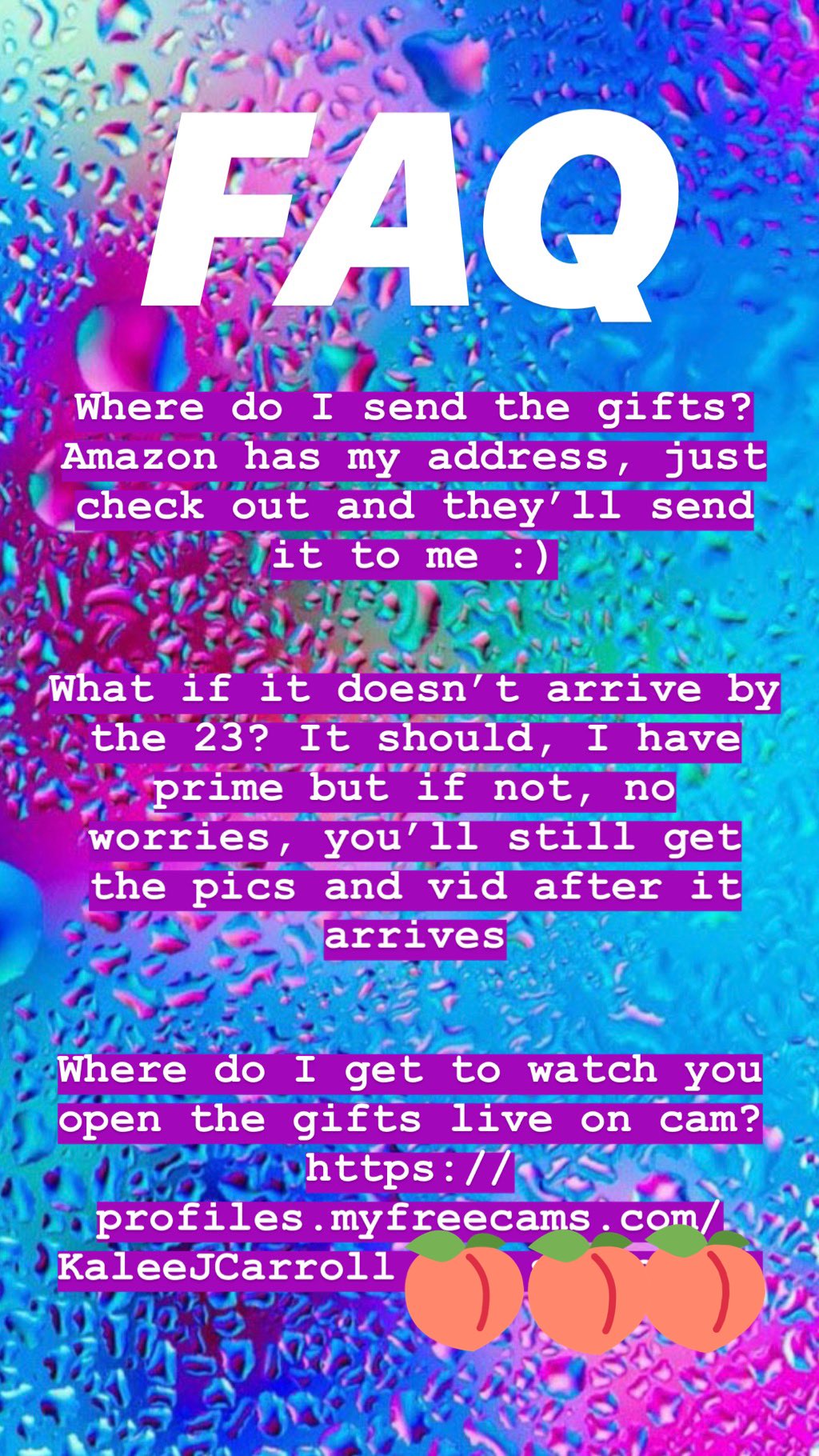 TW Pornstars - Kalee Carroll. Twitter. Click visit my chat room here on Feb 23 at 8pm to join in