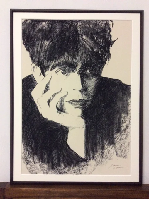 Ian様も額にはいられました。
おはようございます。

#萩岩睦美原画展at北九州市漫画ミュージアム
#再現画展第2弾北九州 
