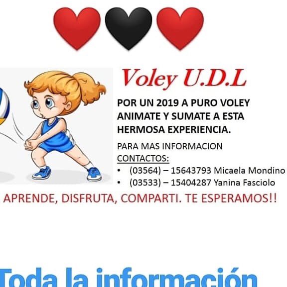 Club_UDL's tweet photo. Mañana lunes 18 arranca la pretemporada.

Categorías 2008, 2007, 2006, 2005 y 2004  de 19 a 21 hs.
Categorías de 2003 en adelante  de 21 a 23 hs.

¡¡¡¡¡POR UN AÑO DE NUEVOS DESAFIOS!!!! https://t.co/Oh1uIsdRMT