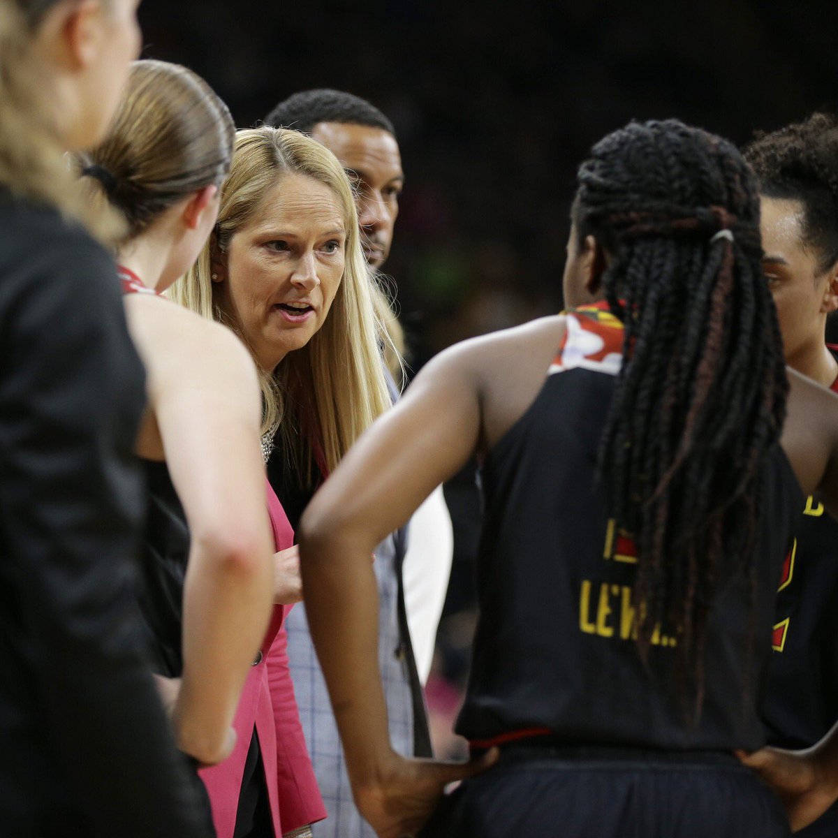 TerpsWBB's tweet photo. “Good things are in store for us if we can continue to keep fighting and battling. I love that Iowa makes us better. This game makes us better for what lies out ahead.” 

@BrendaFrese | #FearTheTurtle https://t.co/GVfZBSBMzs