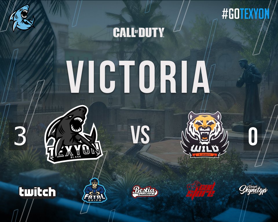 TexyonGaming's tweet photo. #CallOfDuty | #BlackTexyon

Los chicos de #BlackTexyon se imponen en la LR6 de la @laligaesports  por un marcador de 3-0 ante @WildeSportsLA bien jugado por ambos equipos!

#GoTexyon🦈 https://t.co/gYo0wQM1xH