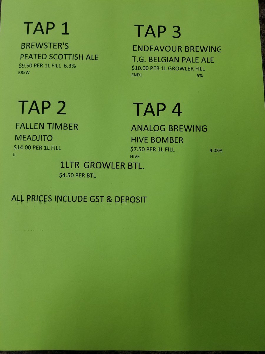 On Tap down at Road King
#buylocal #abbeer #supportlocal